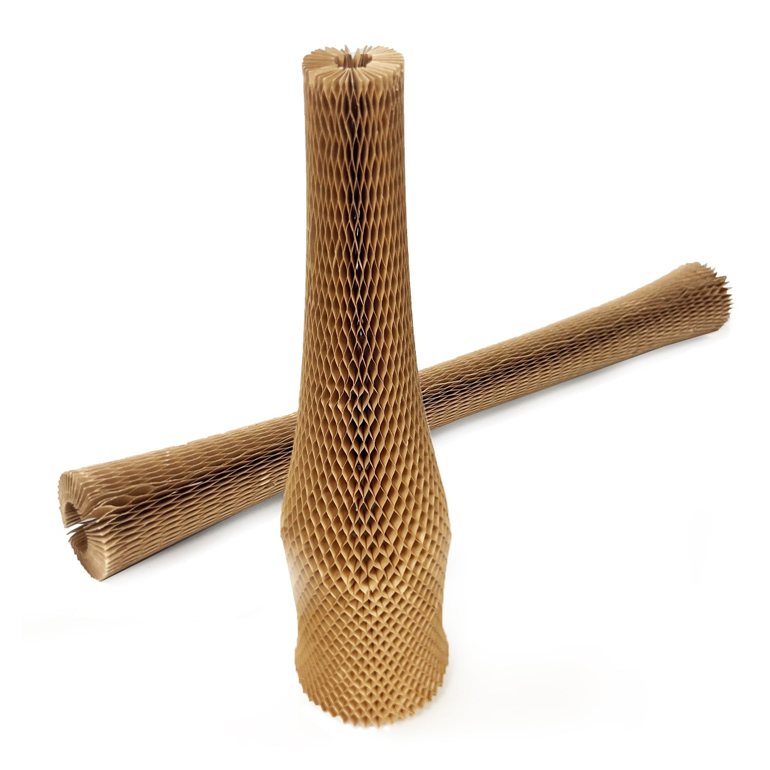 100pcs, Honeycomb, 1x15 inches, Wrapping Paper Tube