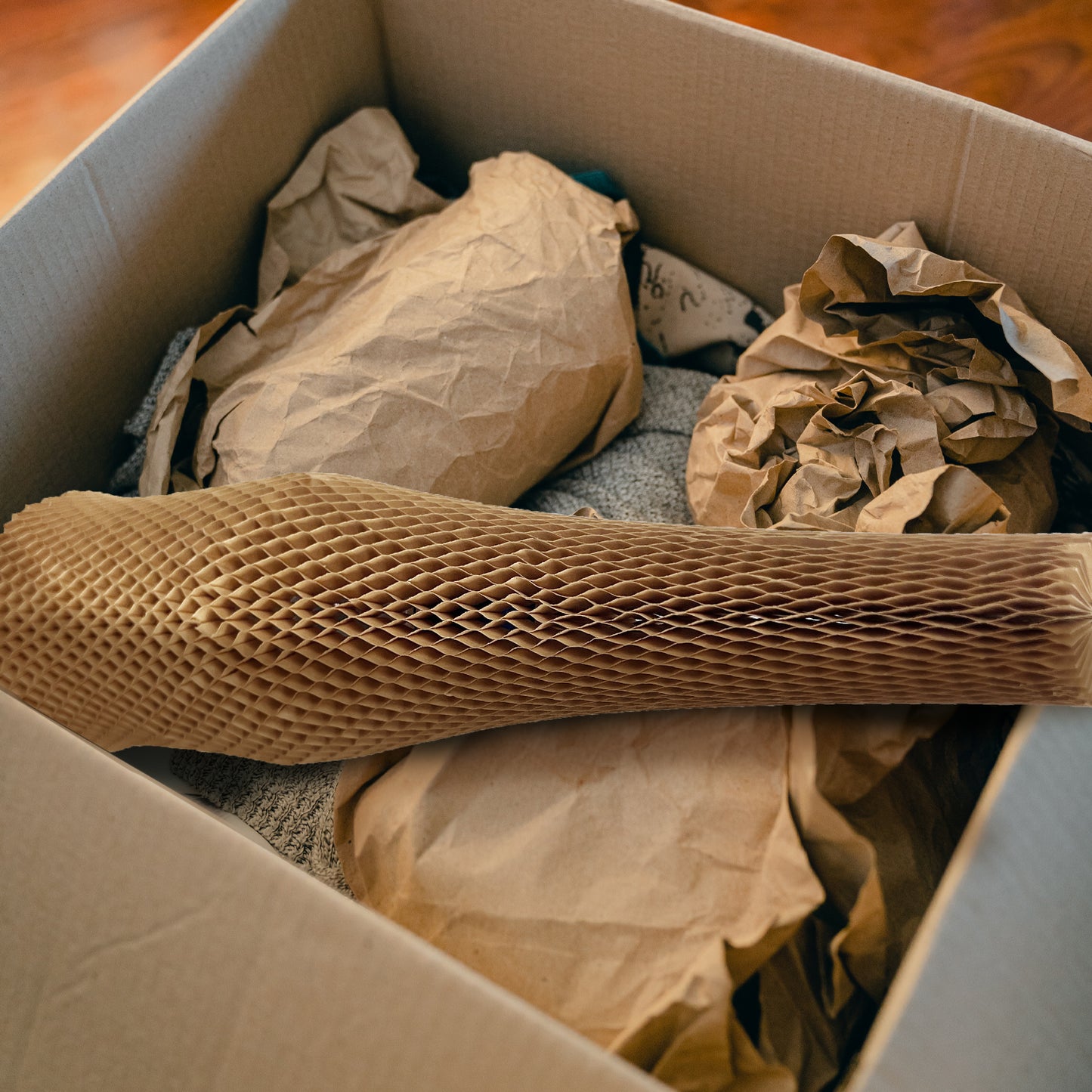 100pcs, Honeycomb, 1x15 inches, Wrapping Paper Tube