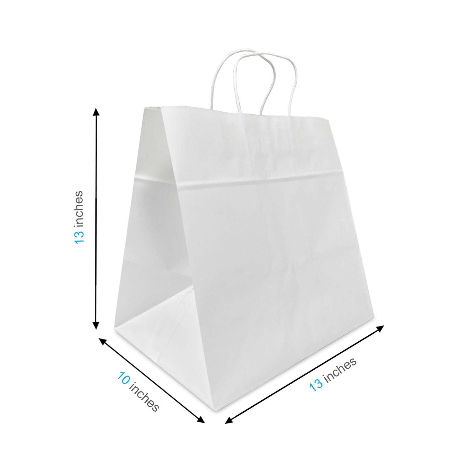 Twisted Handles Paper Bag 14''x10''x16'' x200 - Paper grocery bag