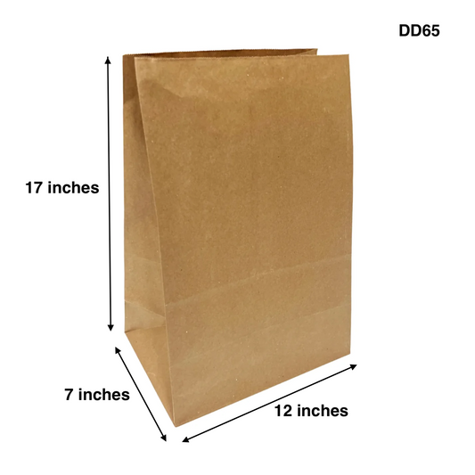 300pcs DD65 Grocery Bags 12x7x17 inches; U$0.17/pc