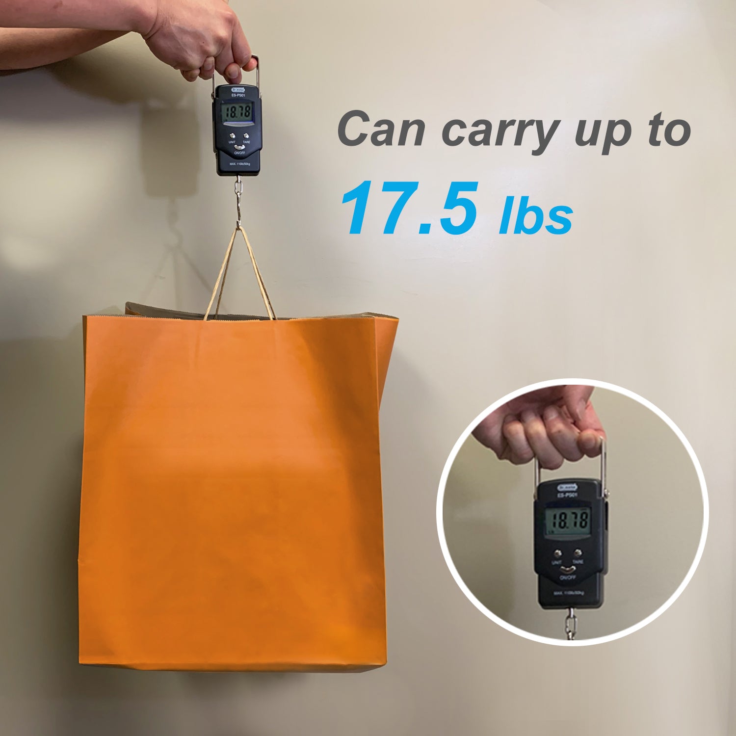 150 Pcs, Super Royal, 14x10x15.75 inches, Orange Kraft Paper Bags, with Twisted Handle