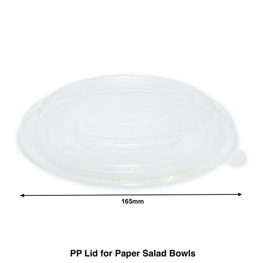 Plastic Lid for 1100ml Salad Bowl - Carton of 300 - KIS PAPER - 11189; From $0.1782/pc