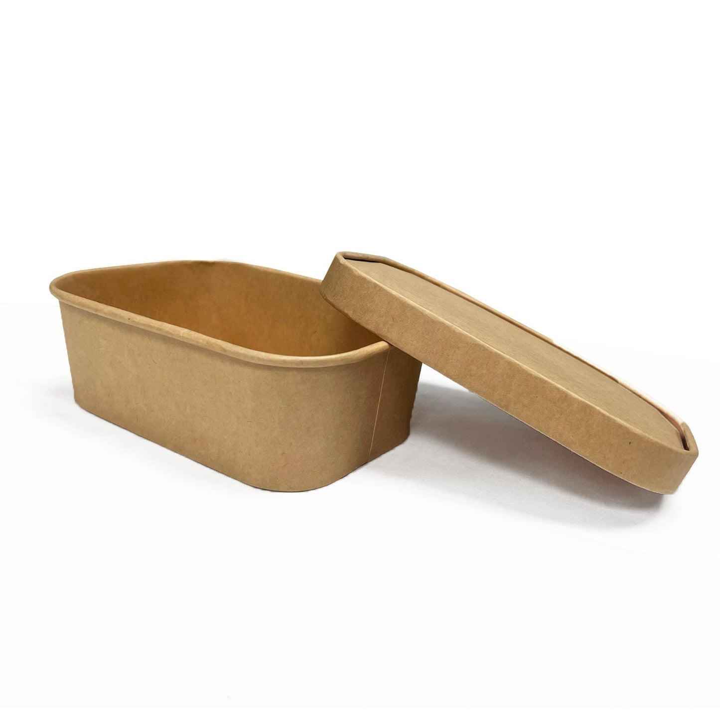KIS-FC1000 | 34oz, 1000ml Kraft Paper Rectangle Containers Base; From $0.234/pc