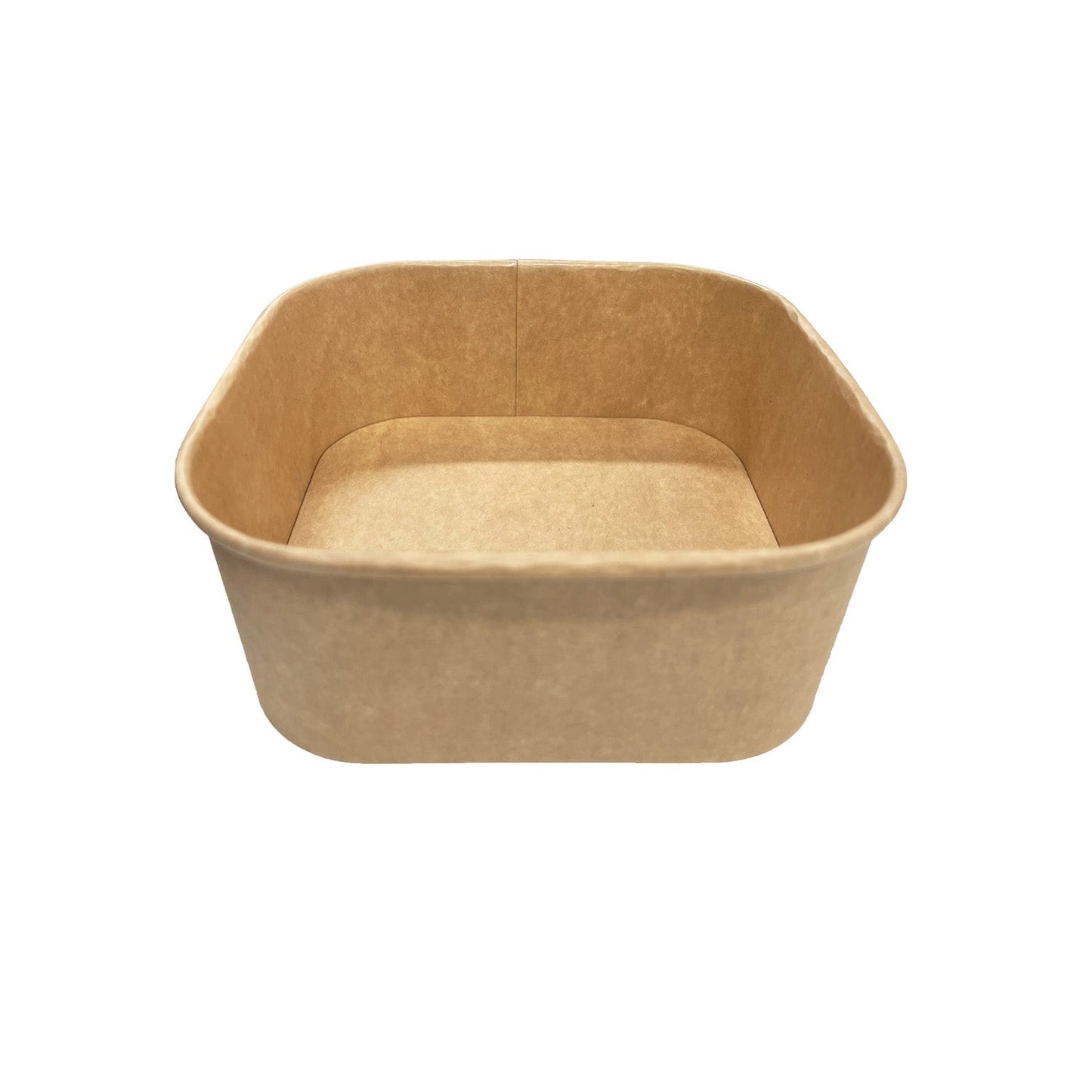 KIS-FC1300S | 44oz, 1300ml Kraft Paper Rectangle Containers Base; From $0.335/pc