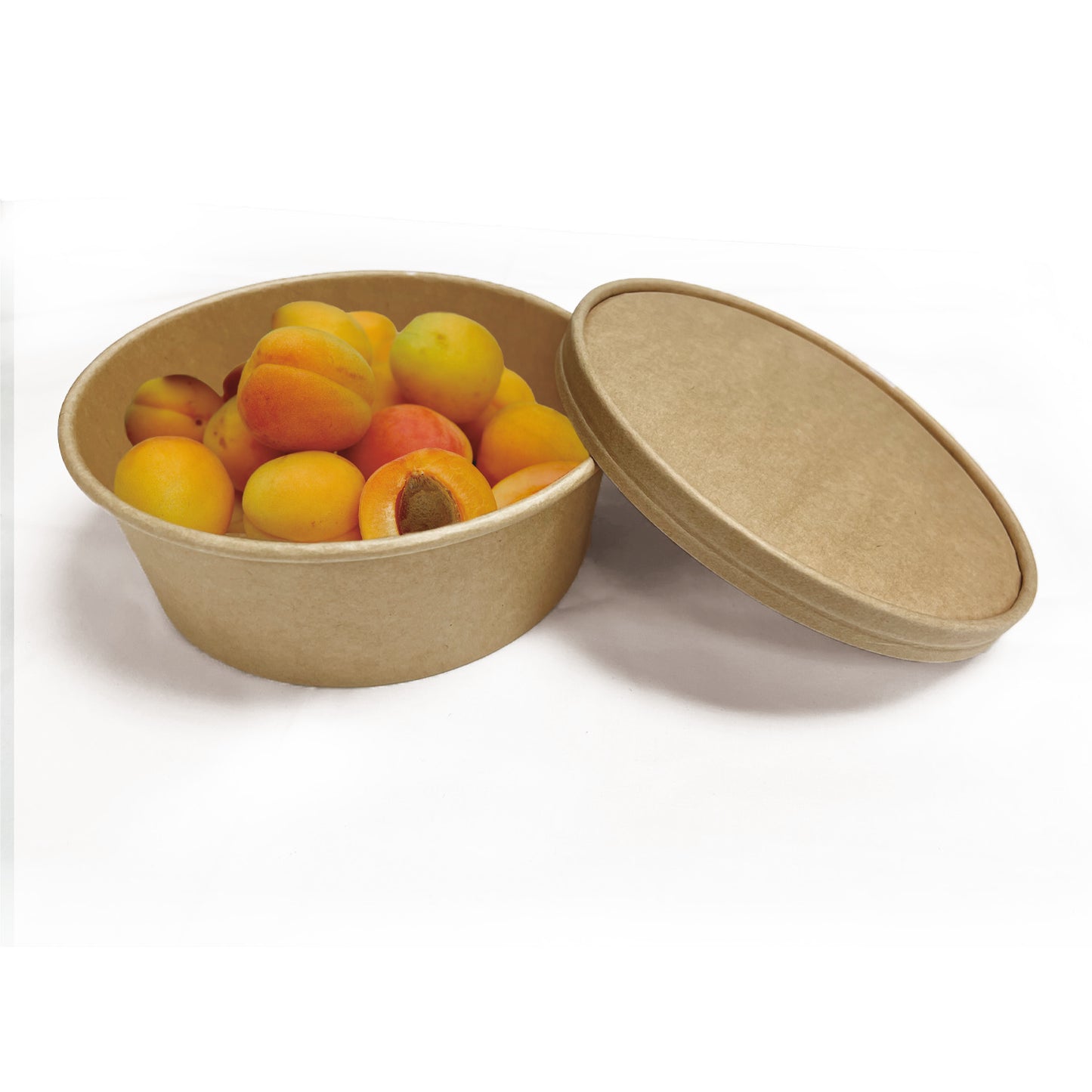 Paper Salad Bowl Kraft - 500ml - Carton of 300 - KIS PAPER - 11037; From $0.186/pc