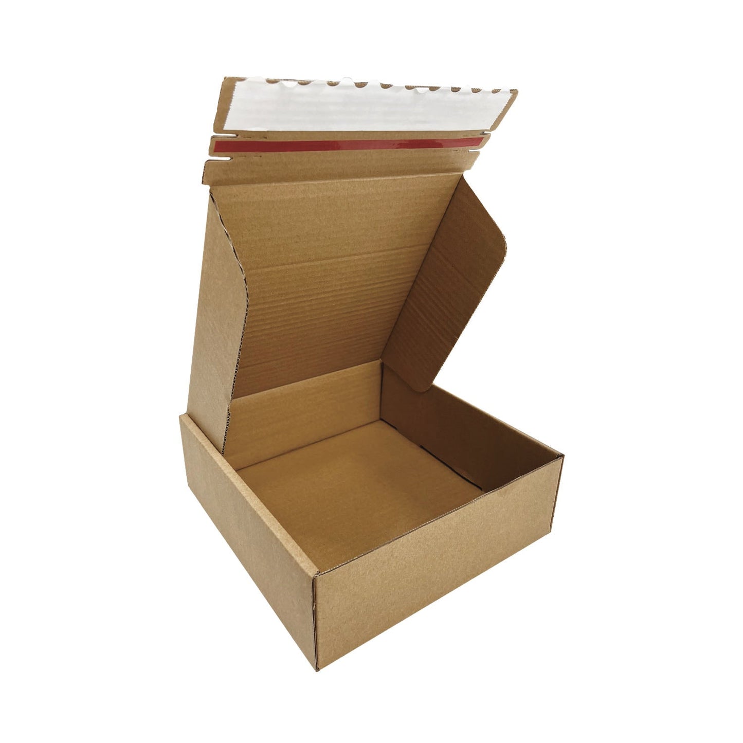 Kraft Literature Corrugated Paper Mailer Boxes Self-Seal Tape - 10" x 10" x 2" - Bundle of 40 - KIS PAPER - 11264; U$1.395/pc