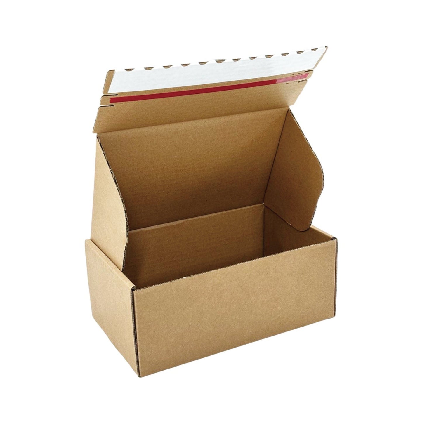 Kraft Literature Corrugated Paper Mailer Boxes Self-Seal Tape - 10" x 6" x 4" - Bundle of 40 - KIS PAPER - 11263; U$1.767/pc