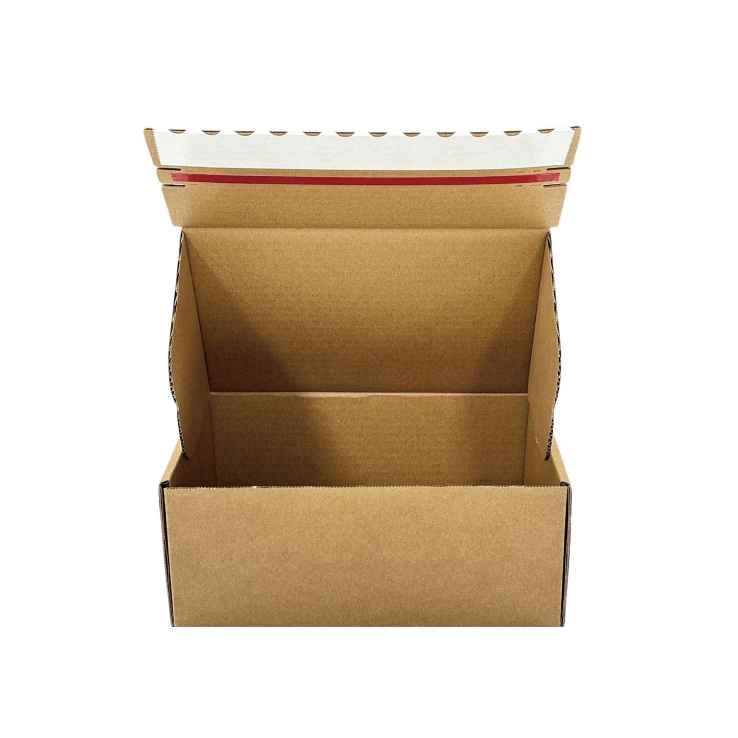 Kraft Literature Corrugated Paper Mailer Boxes Self-Seal Tape - 10" x 6" x 4" - Bundle of 40 - KIS PAPER - 11263; U$1.767/pc