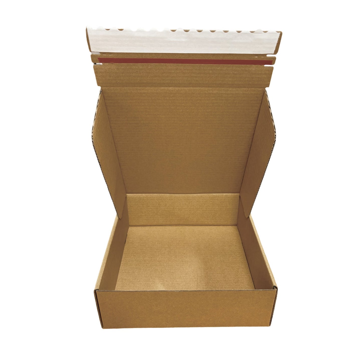 Kraft Literature Corrugated Paper Mailer Boxes Self-Seal Tape - 11.5" x 11.5" x 3.75" - Bundle of 40 - KIS PAPER - 11267; U$2.185/pc