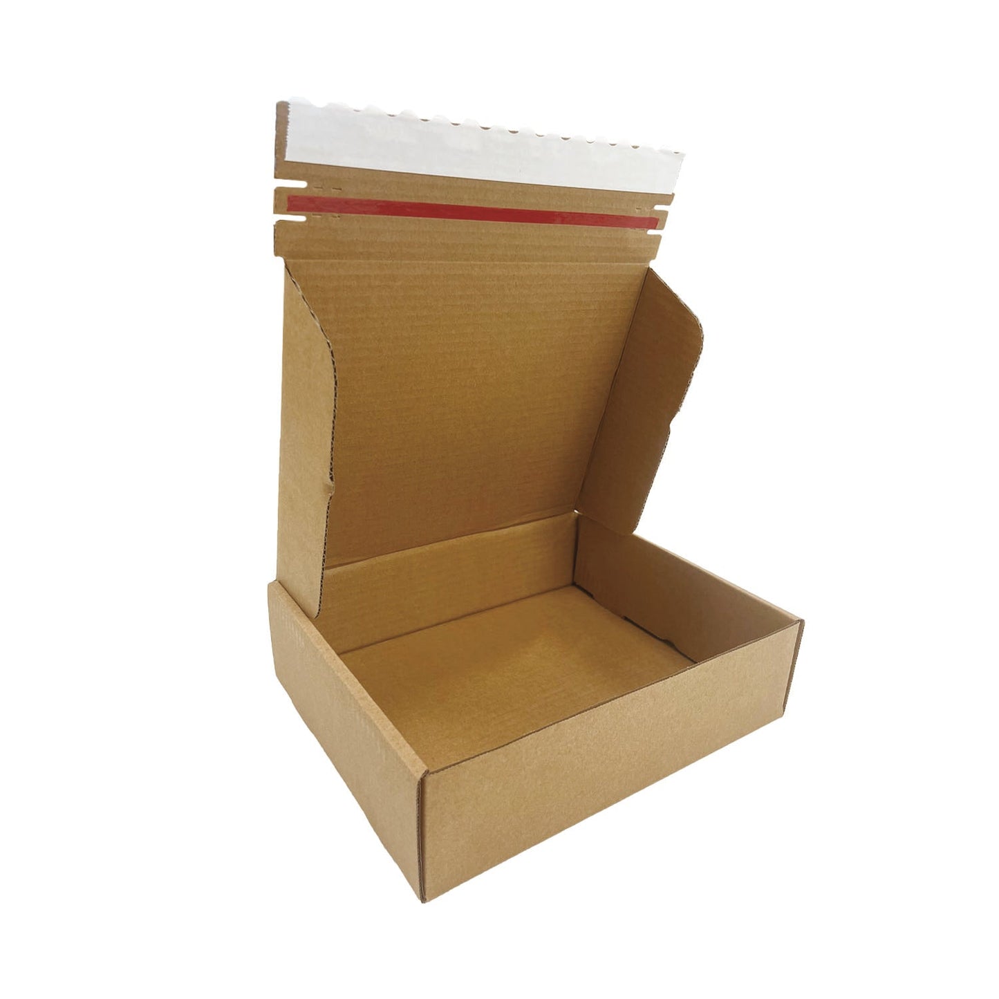 Kraft Literature Corrugated Paper Mailer Boxes Self-Seal Tape - 11.125" x 8.75" x 3" - Bundle of 40 - KIS PAPER - 11266; U$1.600/pc