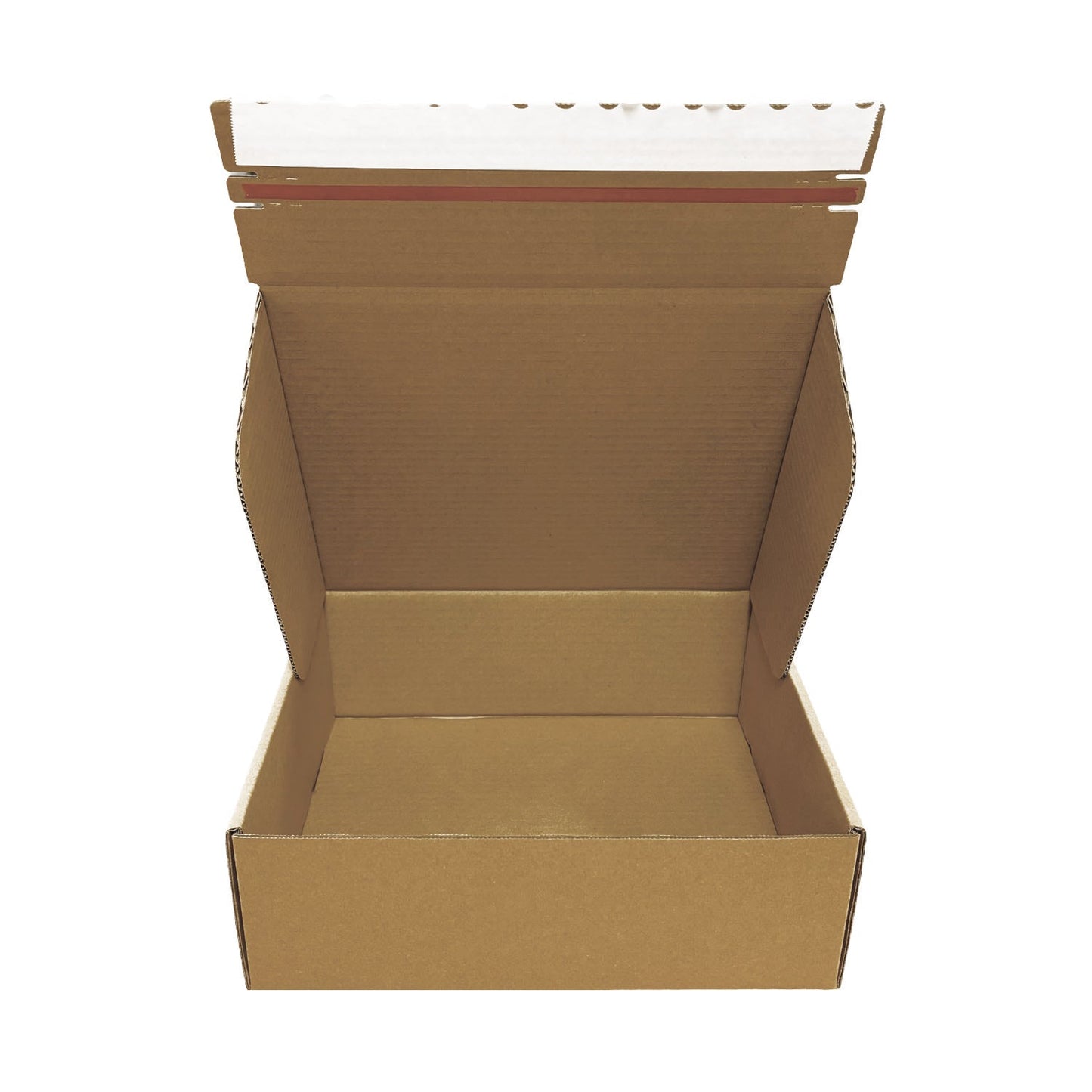 Kraft Literature Corrugated Paper Mailer Boxes Self-Seal Tape - 12" x 10" x 4" - Bundle of 40 - KIS PAPER - 11269; U$2.180/pc