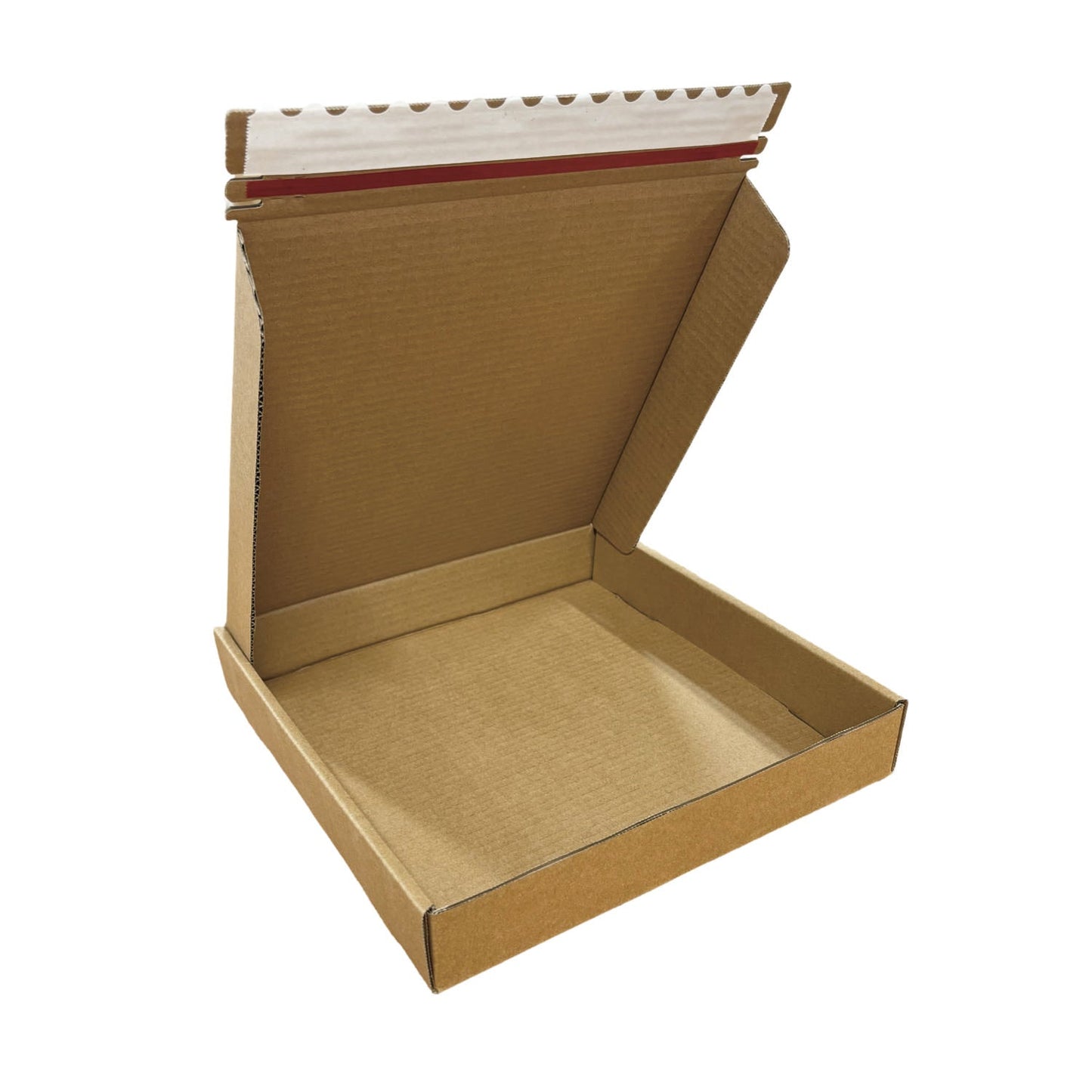 Kraft Literature Corrugated Paper Mailer Boxes Self-Seal Tape - 12" x 12" x 2" - Bundle of 40 - KIS PAPER - 11270; U$1.790/pc