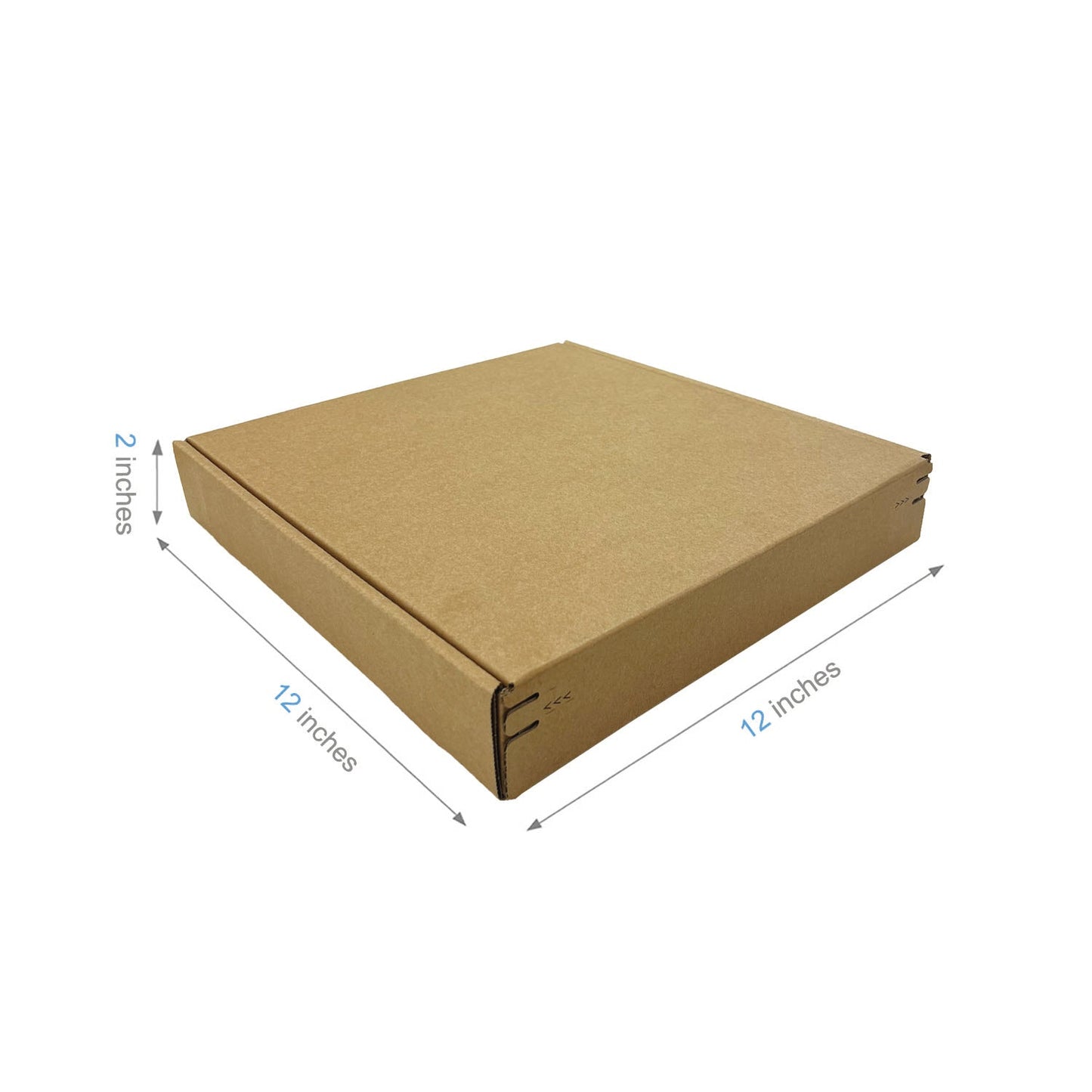 Kraft Literature Corrugated Paper Mailer Boxes Self-Seal Tape - 12" x 12" x 2" - Bundle of 40 - KIS PAPER - 11270; U$1.790/pc