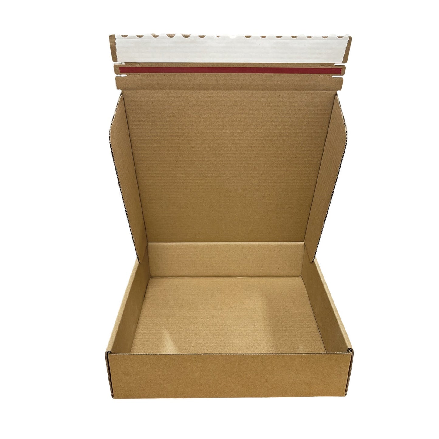 Kraft Literature Corrugated Paper Mailer Boxes Self-Seal Tape - 12" x 12" x 3" - Bundle of 40 - KIS PAPER - 11271; U$1.997/pc