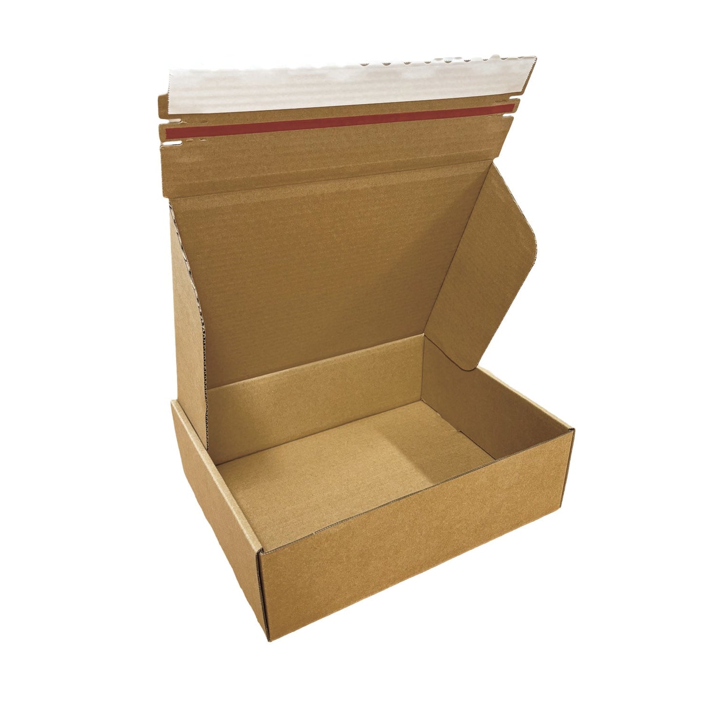 Kraft Literature Corrugated Paper Mailer Boxes Self-Seal Tape - 13" x 10" x 4" - Bundle of 40 - KIS PAPER - 11274; U$2.307/pc