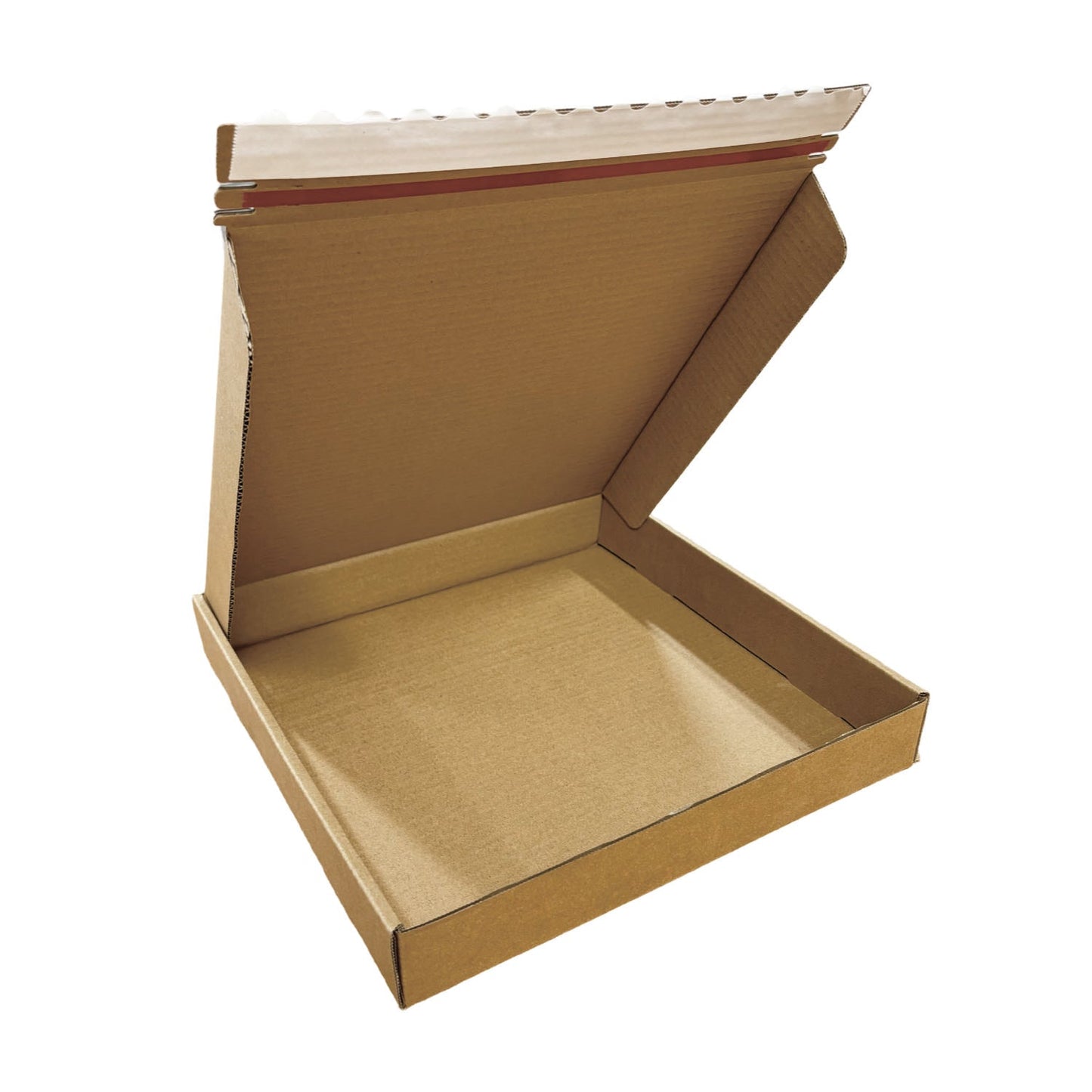 Kraft Literature Corrugated Paper Mailer Boxes Self-Seal Tape - 13" x 13" x 2" - Bundle of 40 - KIS PAPER - 11275; U$2.087/pc