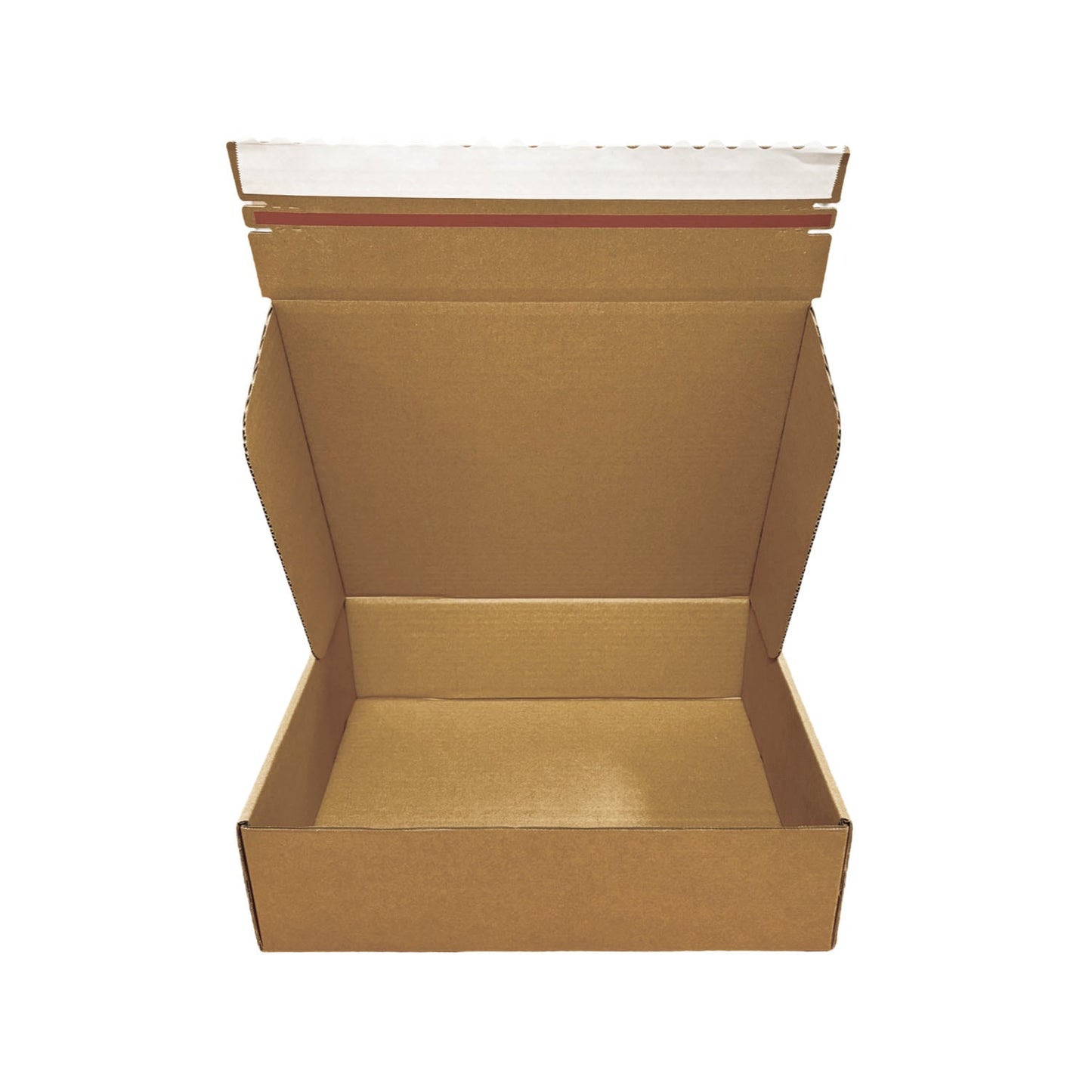 Kraft Literature Corrugated Paper Mailer Boxes Self-Seal Tape - 14.25" x 11.25" x 4" - Bundle of 40 - KIS PAPER - 11279; U$2.262/pc