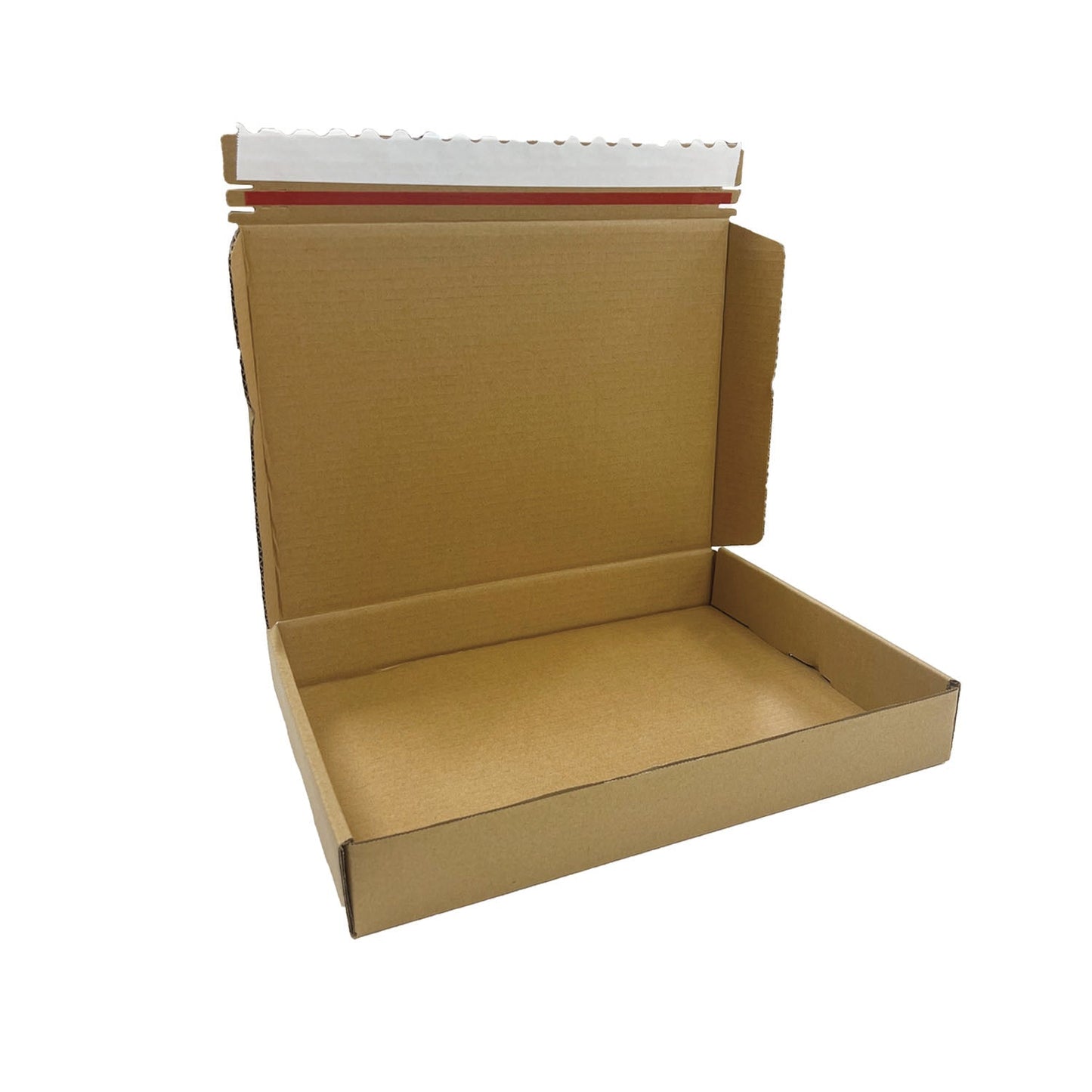 Kraft Literature Corrugated Paper Mailer Boxes Self-Seal Tape - 14" x 10" x 2" - Bundle of 40 - KIS PAPER - 11277; U$2.032/pc