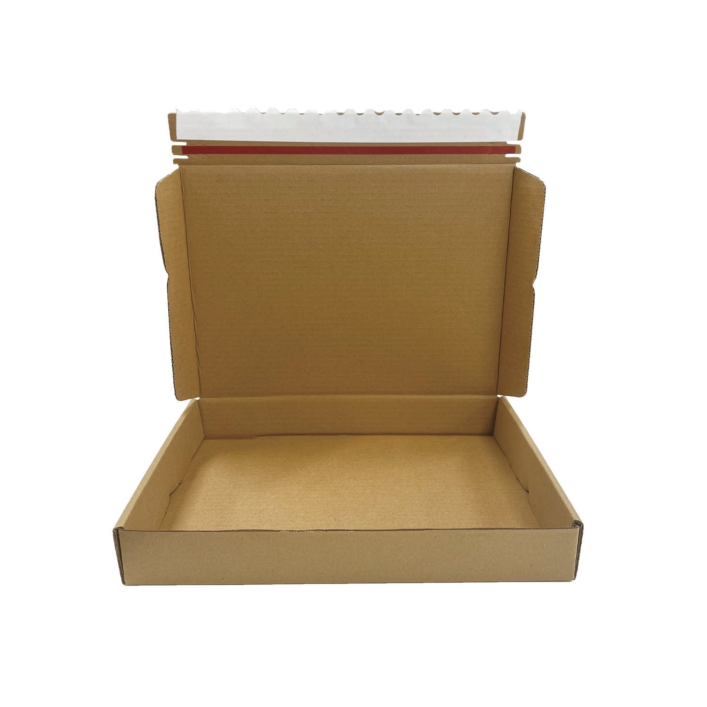 Kraft Literature Corrugated Paper Mailer Boxes Self-Seal Tape - 14" x 10" x 2" - Bundle of 40 - KIS PAPER - 11277; U$2.032/pc