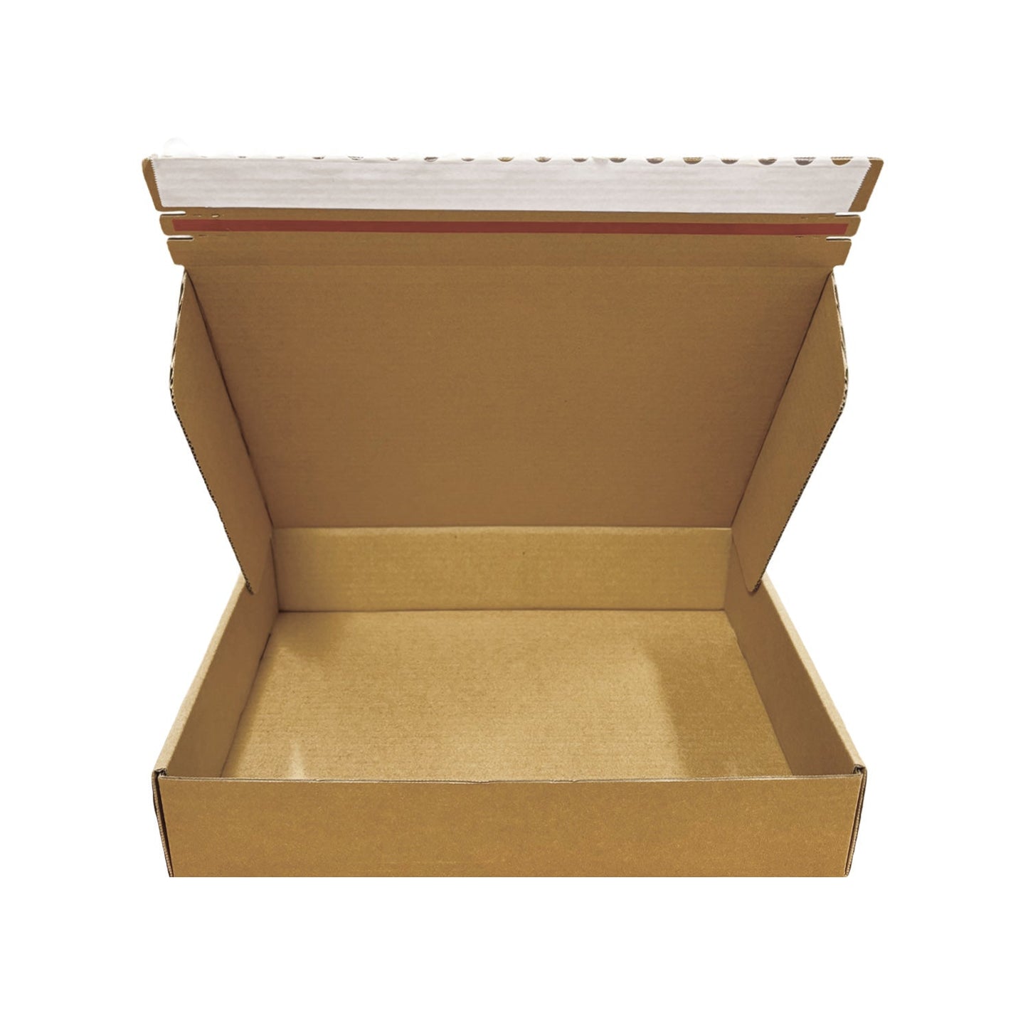 Kraft Literature Corrugated Paper Mailer Boxes Self-Seal Tape - 15.125" x 11.125" x 3" - Bundle of 40 - KIS PAPER - 11280; U$2.202/pc