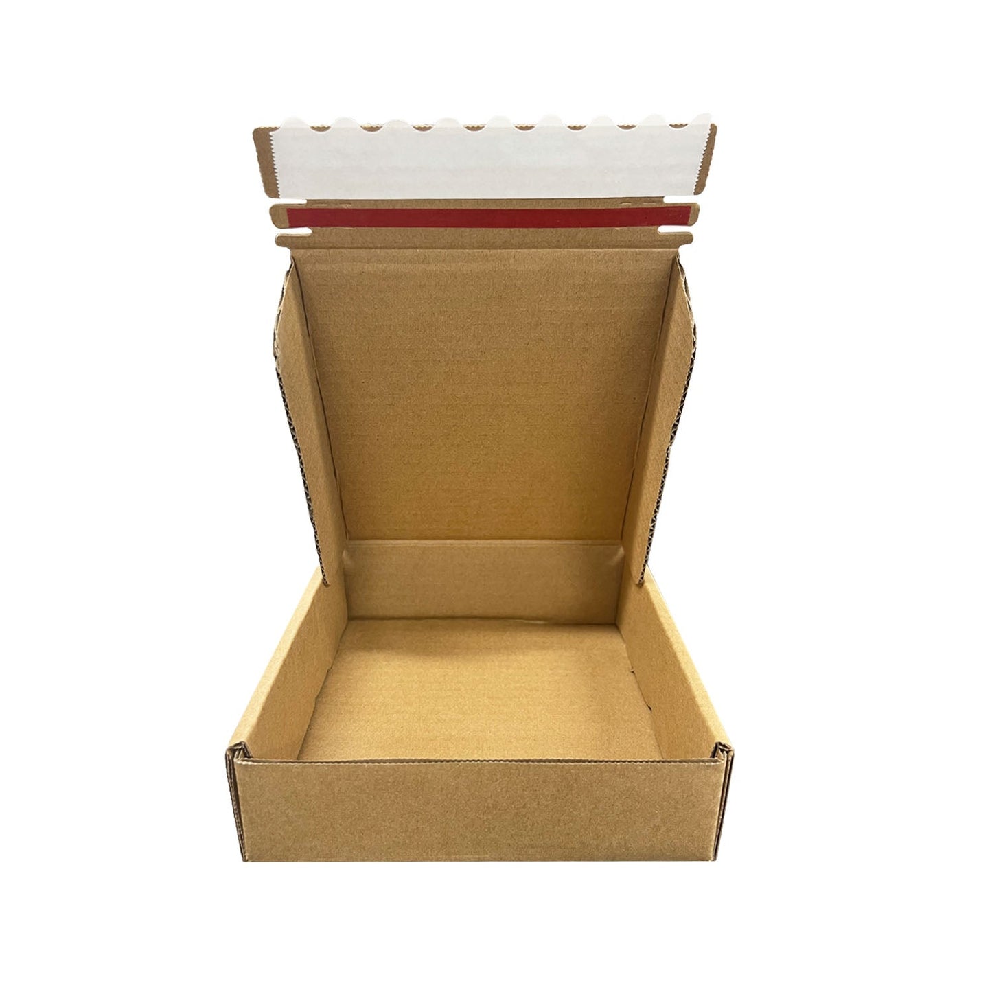 Kraft Literature Corrugated Paper Mailer Boxes Self-Seal Tape - 7" x 7" x 2" - Bundle of 40 - KIS PAPER - 11259; U$0.925/pc