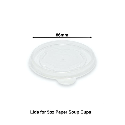 KIS-SL86G | 86mm PP Lid for 5oz Paper Soup Container; From $0.028/pc