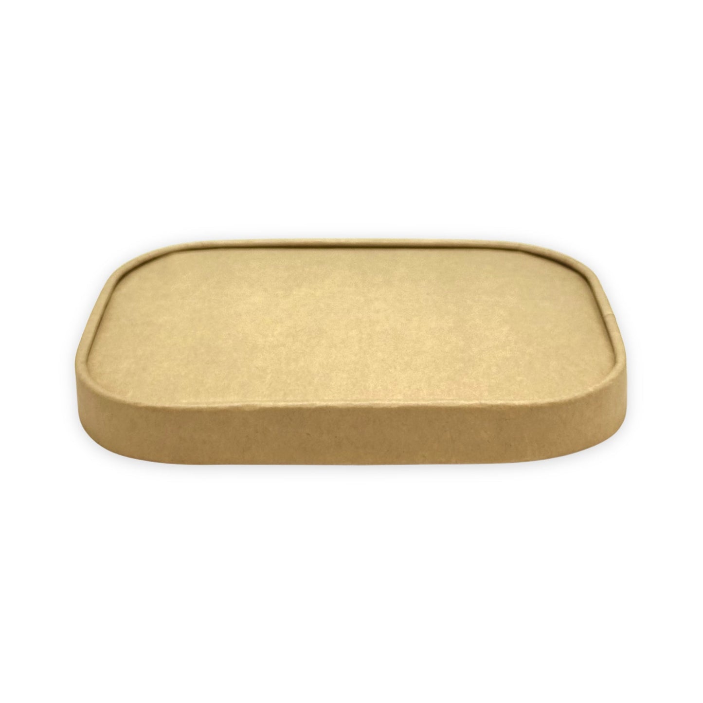 KIS-PA475 | Kraft Paper Lids for 17oz-34oz Kraft Paper Rectangle Containers; From $0.229/pc