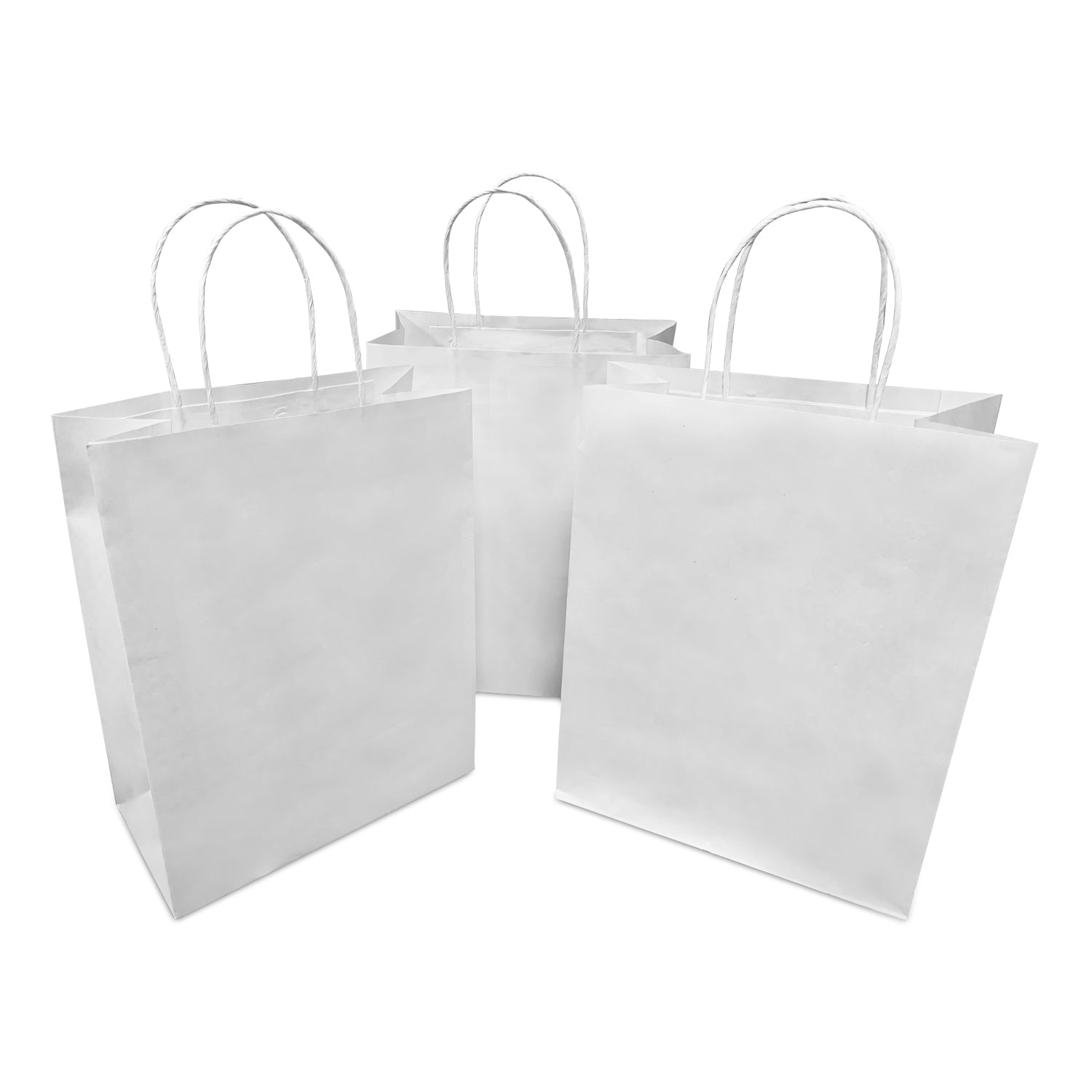 250 Pcs, Debbie, 10x5x13 inches, Kraft Paper Bags, with Twisted Handle