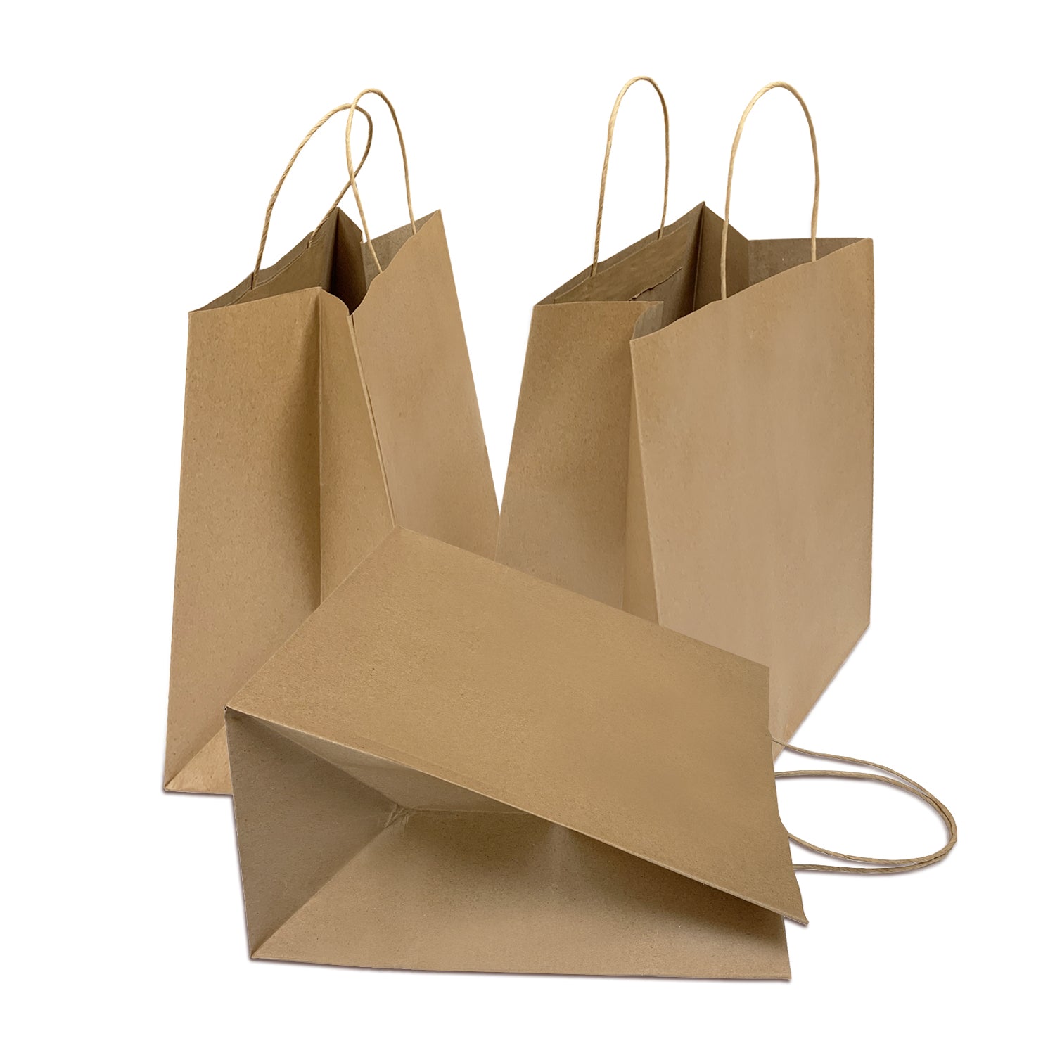 Twisted Handles Paper Bag 12''x7''x17'' x250 - Paper grocery bag