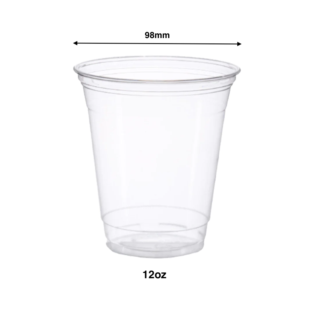 12oz, 355ml PET Cold Drink Cups with 98mm Opening
