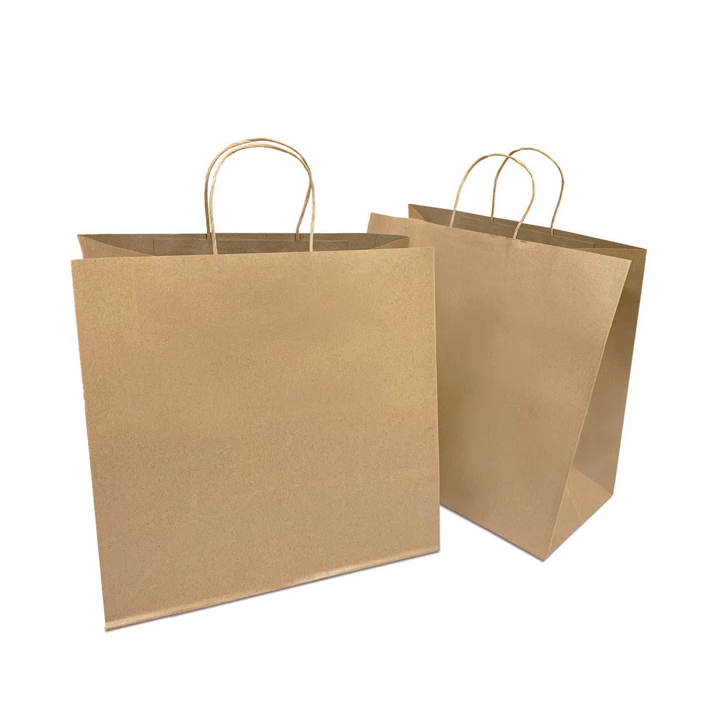 250 Pcs, Star, 13x7x13 inches, Kraft Paper Bags, with Twisted Handle