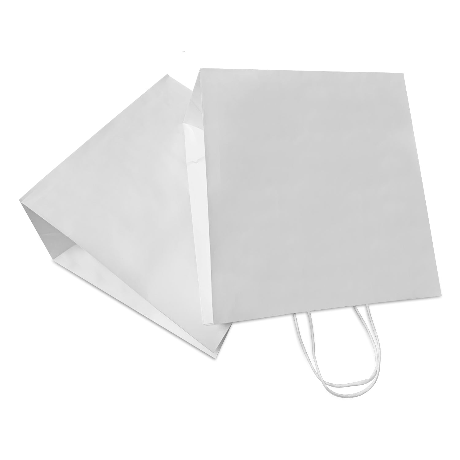 Cake 13x10x13 inches White Paper Bags Twisted Handles; $0.65/pc, 250pc –  Kis Paper Canada