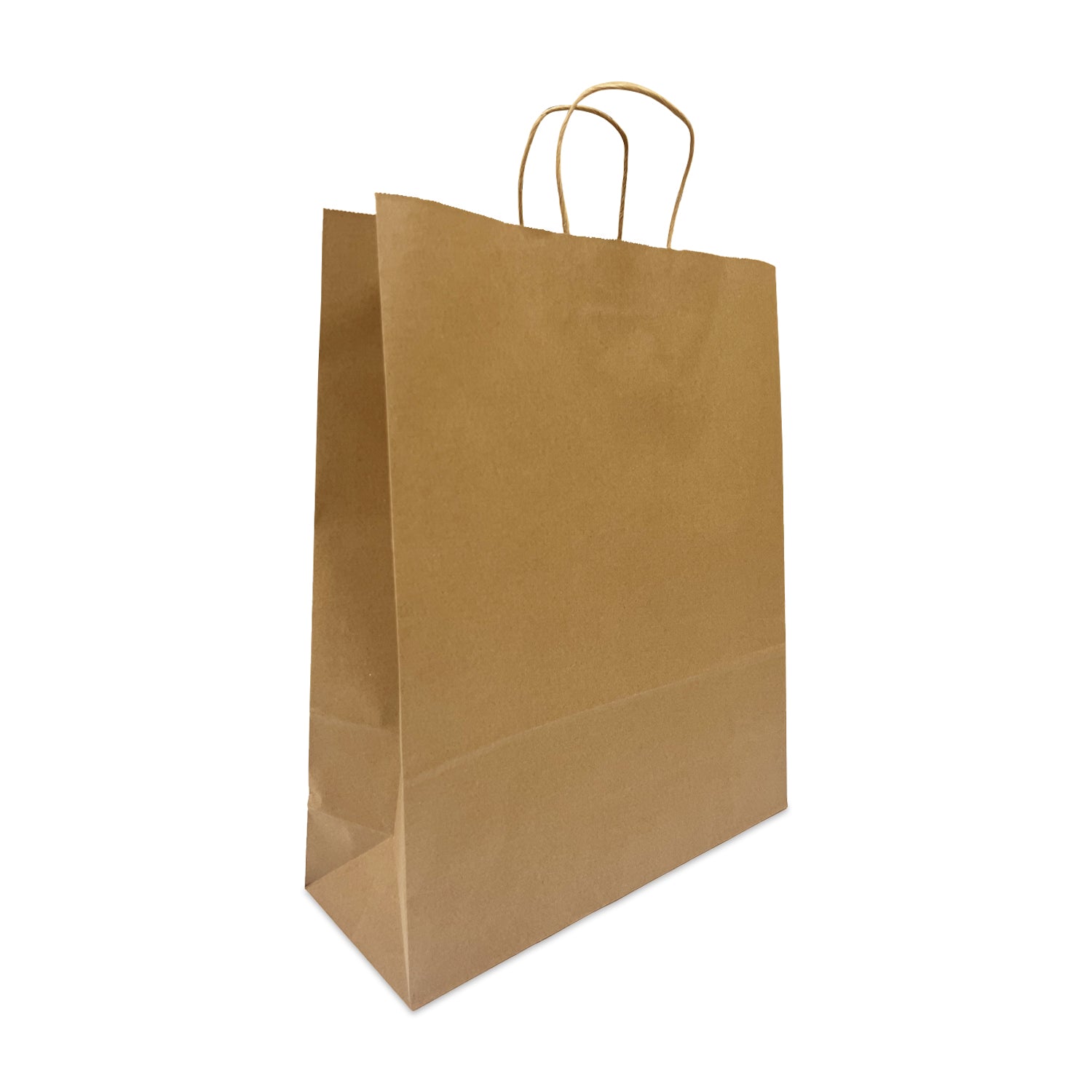 200 Pcs, Queen,  16x6x19.25 inches, Kraft Paper Bags, with Twisted Handle