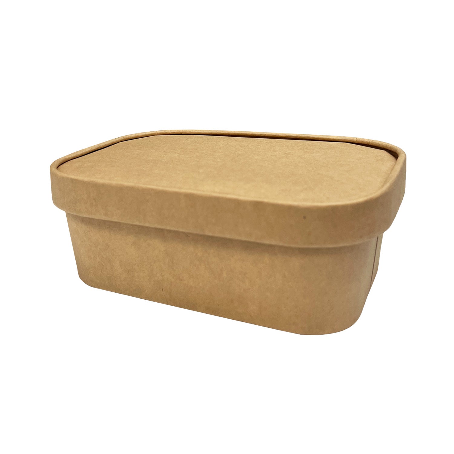50 Sets/300 Sets, 34oz, 1000ml, Kraft Paper Rectangle Containers, with Paper Lids