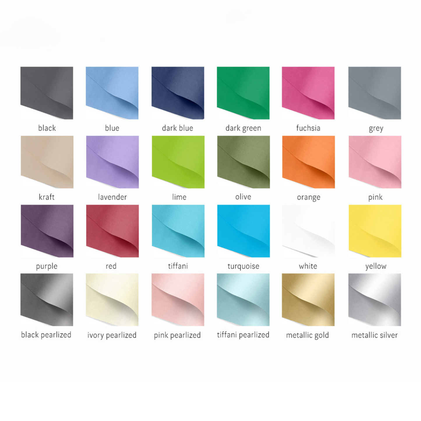 480pcs 20x30 inches Dark Green Solid Tissue Paper; $0.05/pc