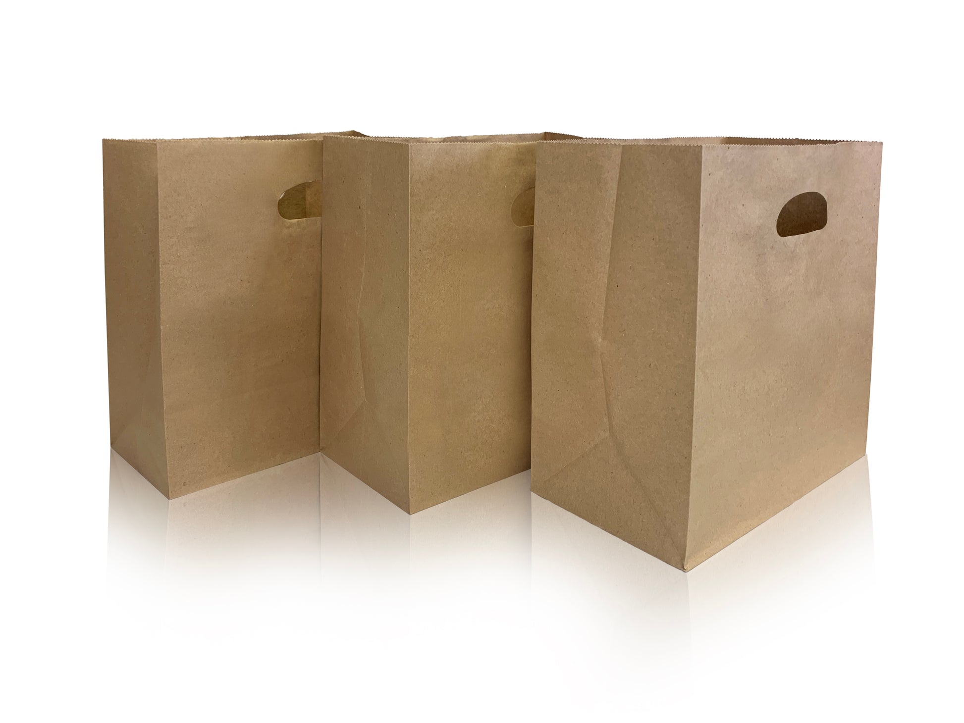 400 Pcs, Anna, 11x6x11 inches, Kraft Paper Bags, with Twisted Handle